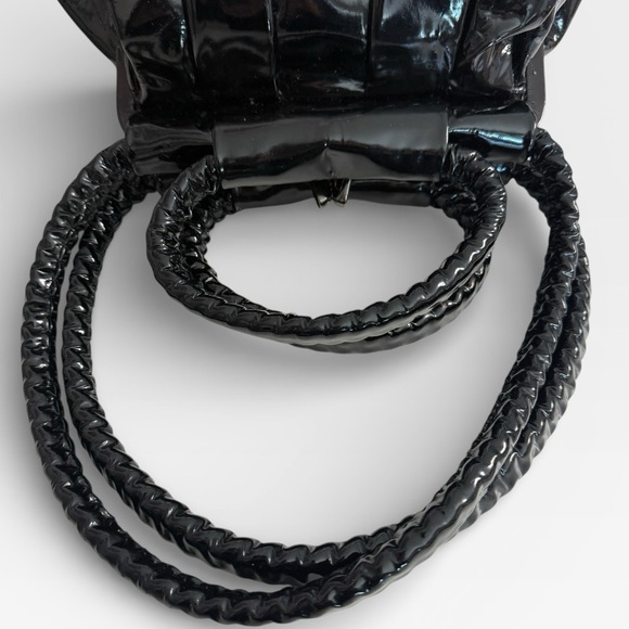 Christian Louboutin Loubette Patent Frame Top Handle Bag - Picture 8 of 11